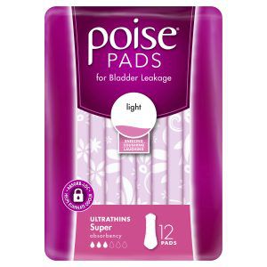 Poise Super Ultrathins 12 Pack