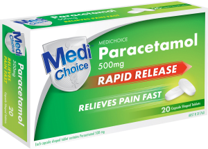 MediChoice Paracetamol Rapid 20 Tablets