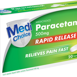 MediChoice Paracetamol Rapid 20 Tablets