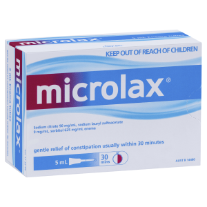 Microlax Enema 5ml 50 Pack