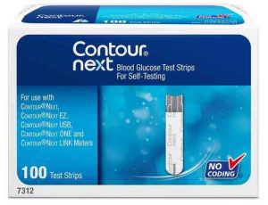 Contour Next Blood Glucose Test Strips 100