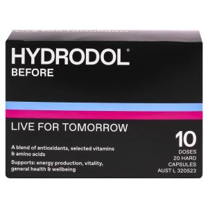 Hydrodol Before 10 Dose 20 Capsules