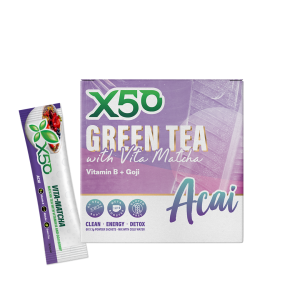 X50 Green Tea With Vita Matcha Acai 60 Sachets