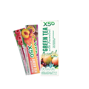 X50 Green Tea + Resveratrol 6 Assorted Flavours 6 Sachets