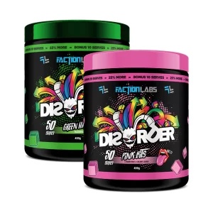 Faction Labs Disorder Pre Workout 50 Serves (Twin Pack)