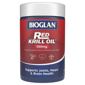 Bioglan Red Krill Oil Triple Action 500mg 120 Soft Capsules