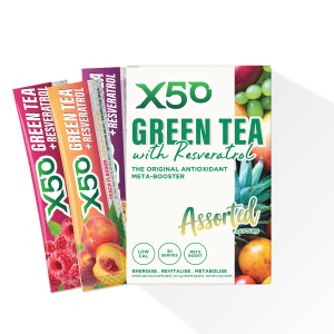 X50 Green Tea + Resveratrol 30 Sachets