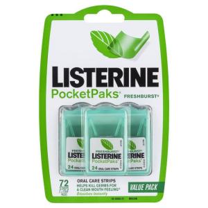 Listerine Pocketpaks Strips Freshburst Value Pack