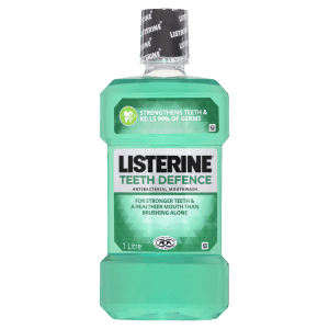 Listerine Teeth Defence Antibacterial Mouthwash 1L