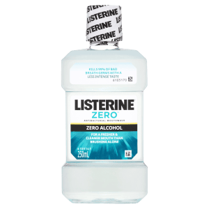 Listerine Zero Alcohol Antibacterial Mouthwash 250ml