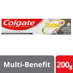 Colgate Total Charcoal Deep Clean Antibacterial Fluoride Toothpaste 200g