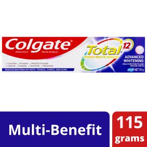 Colgate Total Advanced Whitening Antibacterial Toothpaste 115g