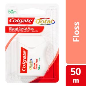 Colgate Total Waxed Durable Oral Care Dental Floss 50m