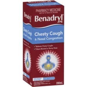 Benadryl Chesty Cough & Nasal Congestion Berry