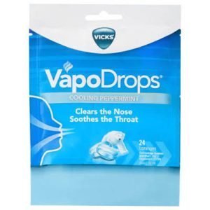 Vicks Vapodrop Cooling Peppermint 24 Lozenges