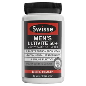 Swisse Men's Ultivite 50+ multivitamin 90