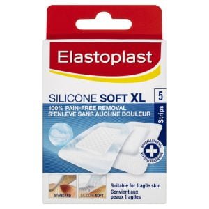 Elastoplast Silicone Soft XL Strips 5 Pack