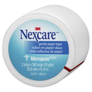 Nexcare Micropore Gentle Paper Tape WHITE