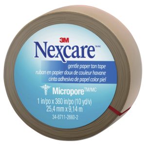 Nexcare Micropore Gentle Paper Tape TAN