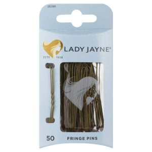 Lady Jayne Brown Fringe Pins 50 Pk