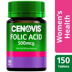 Cenovis Folic Acid 500mcg 150 Tablets