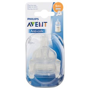 Philips Avent Anti-Colic Teat 6m+ 2