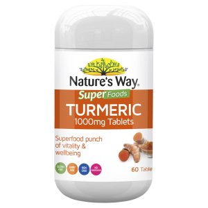 Nature's Way Superfoods Turmeric 1000mg 60 Tablets