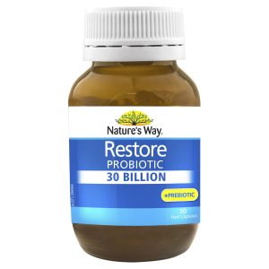 Nature's Way Restore Probiotic 30 Billion 28 Capsules