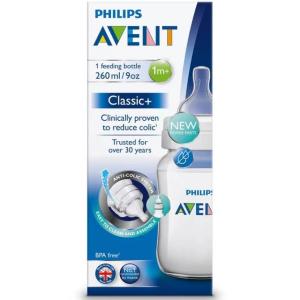 Avent Classic+ Feeding Bottle 260ml 1 Pack