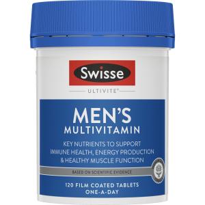 Swisse Men’s Ultivite Multivitamin Nutritional 120 Tablets