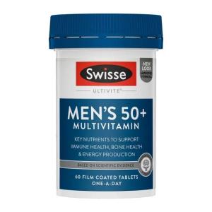 Swisse Men’s Ultivite 50+ Multivitamin 60 Tablets