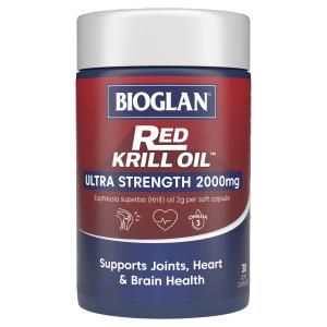 Bioglan Red Krill Oil 2000mg 30 Soft Capsules