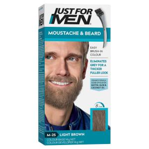 Just For Men Moustache & Beard Brush-In Colour Gel Light Brown