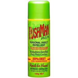 Bushman Aerosol With Sunscreen 150g