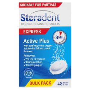 Steradent Active Plus Denture Cleansing