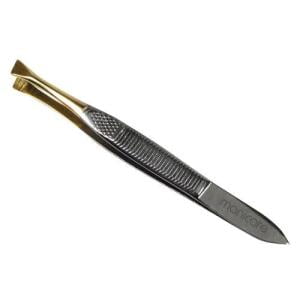 Manicare Slant Tweezers Gold Tipped