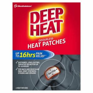 Deep Heat Patches 2 Pack Odourless | Mentholatum