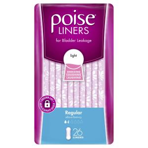 Poise Liners Regular 26 Pack