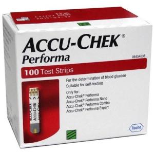 Accu-Chek Performa Blood Glucose Test Strips (100 Tests)