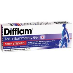 Difflam Extra Strength Anti-Inflammatory Gel 75g