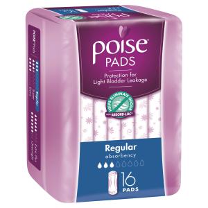 Poise Pads Regular 16 Pack