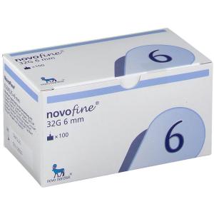 Novofine 32g Tip Needles 100 (No. 6) (0.23/0.25 x 6mm)