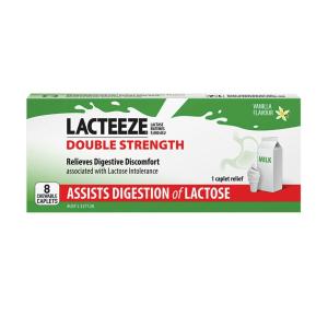 Lacteeze Ultra 8 Chewable Caplets