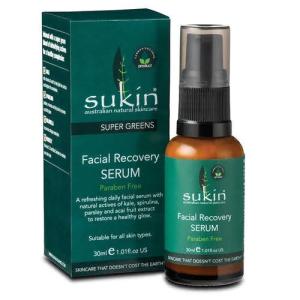 Sukin Super Greens Facial Recovery Serum 30mL