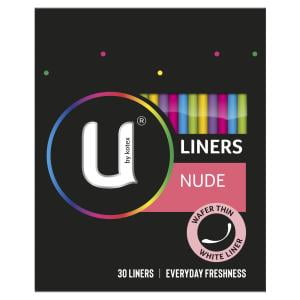 U by Kotex Nude Liners 30 Pack