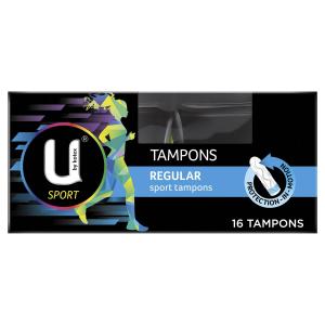 U by Kotex Regular Sports Tampons 16 Pack