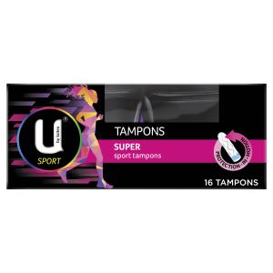 U by Kotex Super Sports Tampons 16 Pack