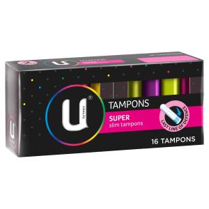 U by Kotex Super Slim Tampons 16pack