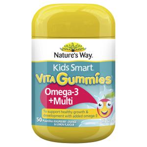 Nature's Way Kids Smart Vita Gummies Omega-3 + Multi 50's