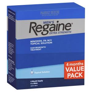 Regaine Men's Extra Strength Foam Hair Regrowth Treatment 4 x 60g